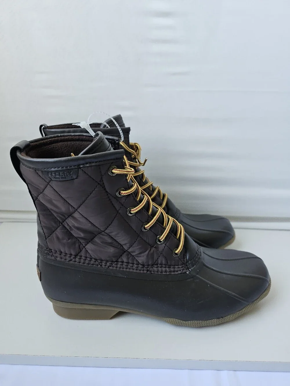 Sperry Top-Sider Men's Duck Boots Brown Quilted NWOT - Size 11 & 12